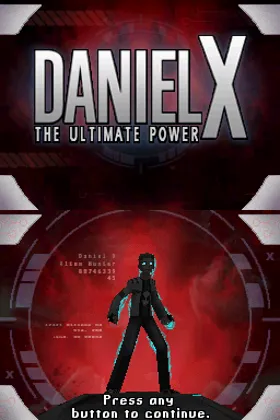 Daniel X - The Ultimate Power (USA) (En,Fr,De,Es,It) (NDSi Enhanced) screen shot game playing